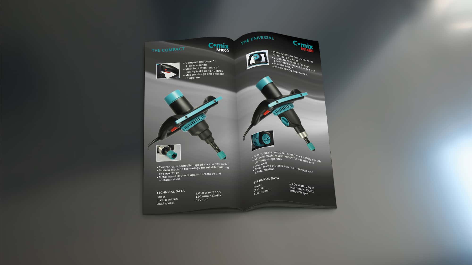 Collomix Flyer Schliesske Markenagentur