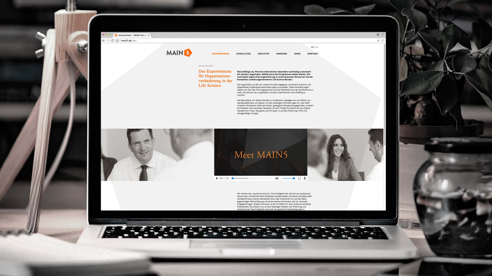 Markenprozess, Logo, Corporate Design für ein Expertenteam für Life Science Organisationsveränderung