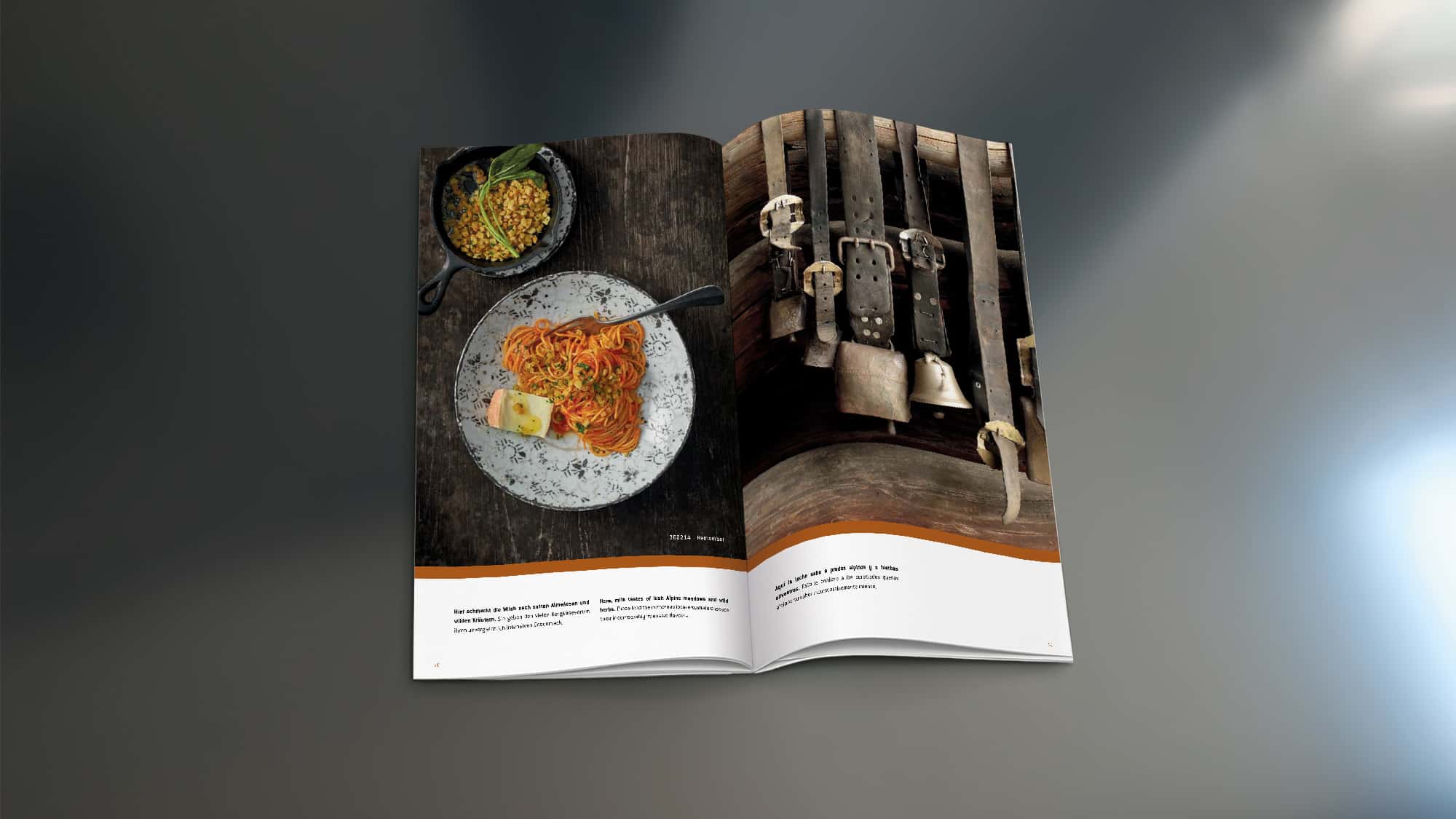 Tafelstern Tasting the world Broschüre - Corporate Design entwickelt durch Schliesske Markenagentur